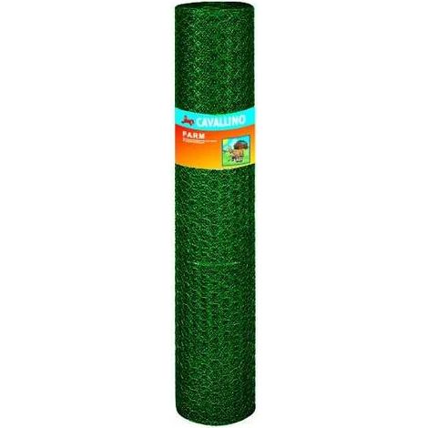 Filet plastique hexagonal vert 10 m – Mailles de 25 mm – Résistant pour délimitation espaces et protection cultures – Fil de 1 mm – Blinky