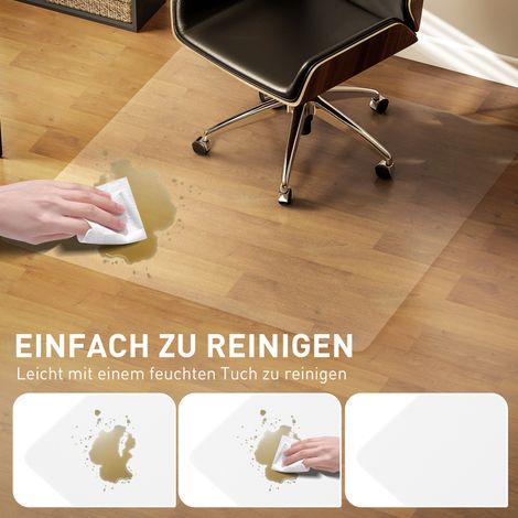Tapis antidérapant transparent 120x120 cm, épaisseur 1,5 mm, protection de sol PVC pour intérieur