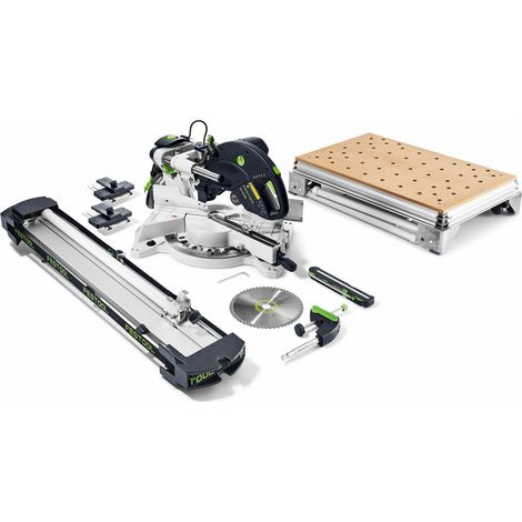 Kapp-Zugsäge KS 120 REB-Set-MFT KAPEX FESTOOL - 576663 (1/5)