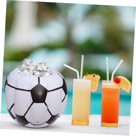 Nevera hinchable cuadrada (60x60 cm, blanca) – Mesa nevera compacta para bebidas y aperitivos, ideal para fiestas pequeñas y picnics. (1/5)