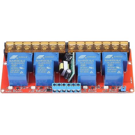 AC 100-250V 30A 4-Kanal-Relais-Hoch-/Niedrigpegel-Triggermodul