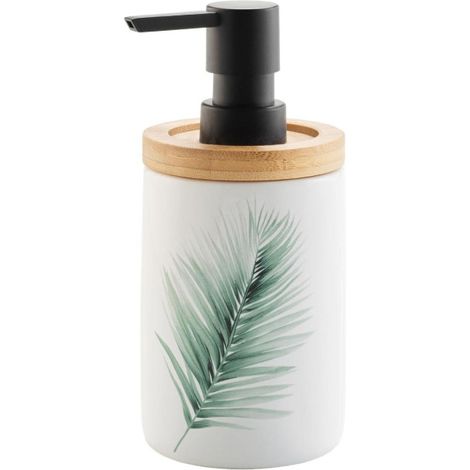 Distributeur de Savon "Havane" 17cm Blanc (1/3)