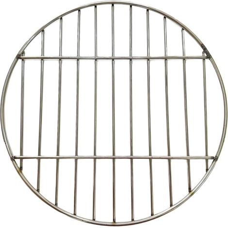 Grille de Barbecue Ronde Ø 38 cm, Acier Inoxydable Grille de Refroidissement pour Barbecue Remplacement de Grille de Barbecue Grille de Grillage pour Camping, Facile à Nettoyer (1/5)