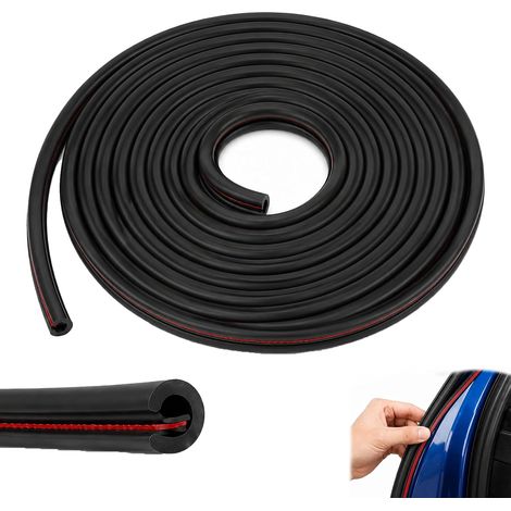 Protection Portière Voiture 5m,Joint Porte Voiture,Protection Porte De Voiture,Protecteur De Bord De Porte Voiture en PVC Forme U,Bande De Protection Anti-Rayures,Réduction du Bruit (1/5)