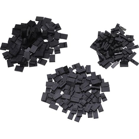 300 connecteurs de câble de connexion, bornes de 2,54 mm, 18-26 AWG, connecteurs à 2, 3 ou 4 broches