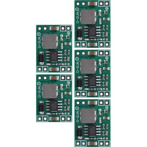Cinq modules d'alimentation abaisseurs DC-DC 3A sont utilisés pour une sortie fixe de 5V dans les équipements de communication. (1/5)