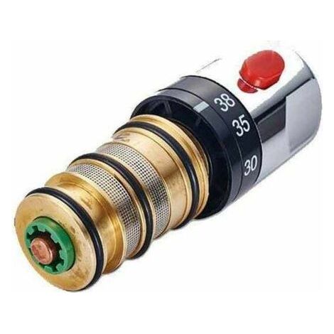 Thermostatic Cartridge and Brass Handle for Bath Shower for Mixer Tap Shower Bar Faucet Mixer Shower Mixer Cartridge (1/5)