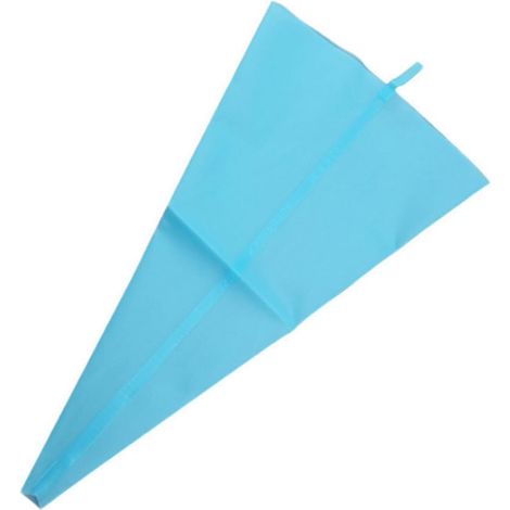 Poche à douille réutilisable en silicone de 33 cm avec intérieur lisse pour la décoration de gâteaux, facile à laver, pour la pâtisserie et la cuisine. (1/5)