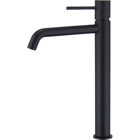Grifo de lavabo alto monza negro mate [ IMEX® ]