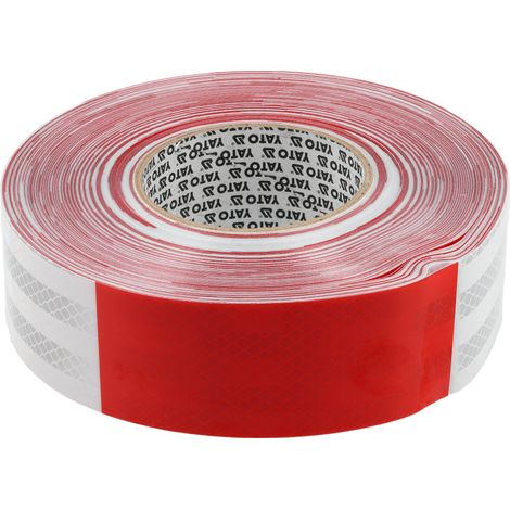 Reflektierende Warnmarkierungsband 49 mm x 45,7 m selbstklebend (1/2)