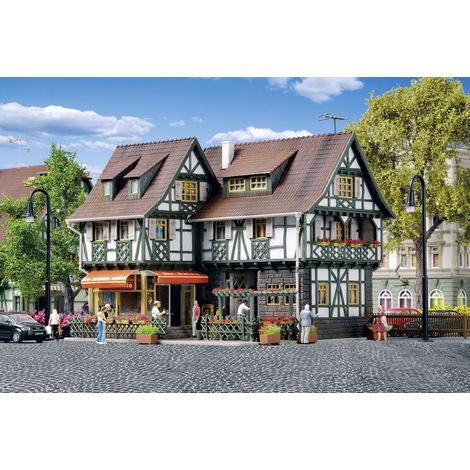 Vollmer 43683 H0 Eingerichtete Konditorei mit Eissalon (1/4)