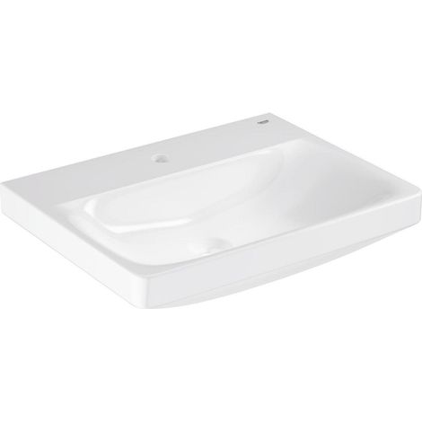 Grohe Euro Ceramic Lavabo - 60x47cm - avec trou de robinet - sans trop-plein - blanc alpin