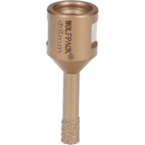 Corona diamantata M14 Ø 8 mm. taglio secco (1/3)
