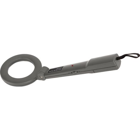 Détecteur de métaux à main pointer électromagnétique avec LED et alarme sonore pour contrôle et recherche (1/5)