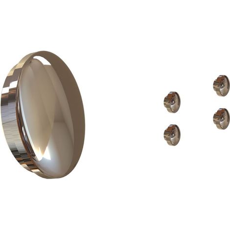 Lot Embouts de finition pour Garde Corps avec 4 lisses - Finition INOX (1/3)