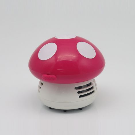 Mini aspirateur portatif efficace pour surfaces sèches et humides, nettoyeur portable pour plans de travail, tables et bureaux, silencieux et facile à nettoyer (1/5)