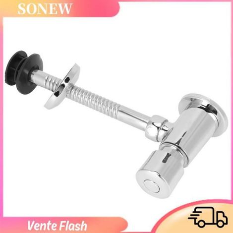 Sonew Vanne de chasse d'urinoir Valve de Chasse D'urinoir en Cuivre, Grande Valve de Chasse D'eau quincaillerie regulation (1/5)