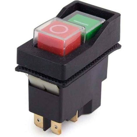 Interrupteur Marche Arrêt - 250 V - IP55 - 4 Broches - Pour Machines D Atelier - 1 Unite