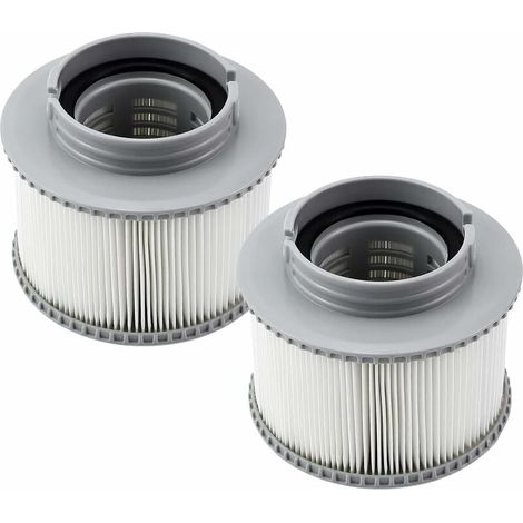 Cartouche Filtre Spa - 120 Plis - Surface de Filtration 0,4 M² - Compatible Tous Modèles Actuels - Lot de 2 (1/5)