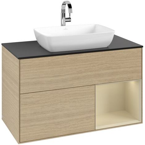 Villeroy & Boch F782HJPC Meuble sous-lavabo Finion F78 (1/3)