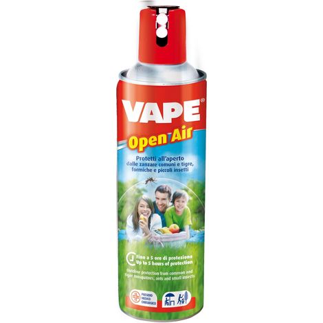 ANTIZANZARE VAPE OPEN AIR PROTEZ SPAZI APERTI 500 ML- VAPE- 12,0 pz