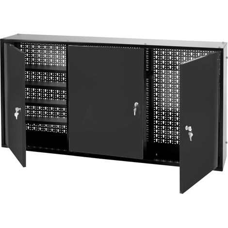 Armario De Pared Para Herramientas  Con Puertas y 24 ganchos incluidos  1,18 metros (1/5)