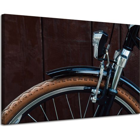 Vintage-Fahrrad-Leinwanddruck 120x80 cm
