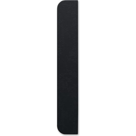 Cache vidage en Stonex® Noir pour receveur de douche Aquos 900 mm (1/2)