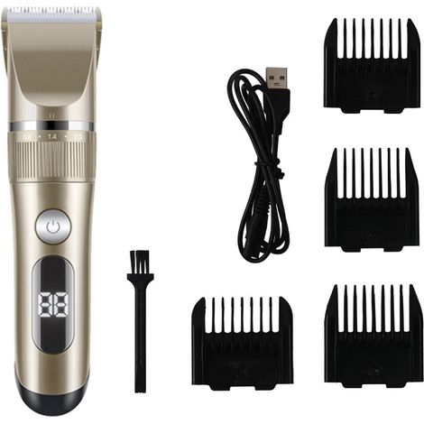 rasoir electriques hommes-Tondeuse électrique professionnelle pour animaux : outil de toilettage multifonction pour chiens et chats