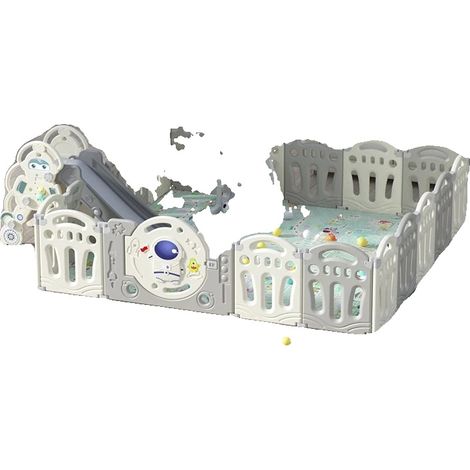 Parc pour bébé, Design ajustable, Espace de jeu sécurisé, YHY-A1602 (1/2)