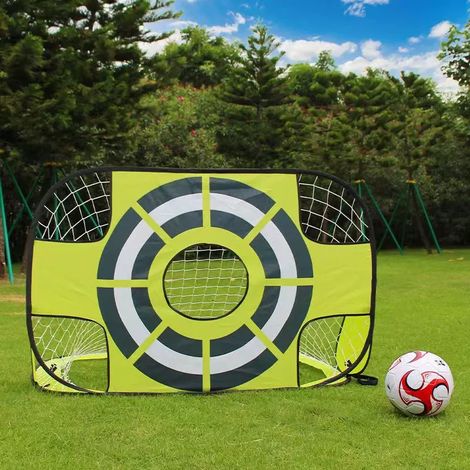 Portería plegable para guardar, portería de fútbol para el jardín con bolsa de transporte, perfecta para juegos y entrenamientos, el mejor regalo para niños.