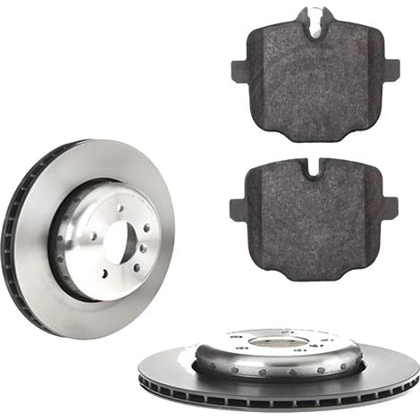 KIT FRENI POSTERIORI compatibile con BMW X4 (G02,F98) - DISCHI + PASTIGLIE OEM: P06101 / 39403 / 18670 /SOSTITUZIONE DIRETTA/BASSA POLVERE/SILENZIOSO (1/5)