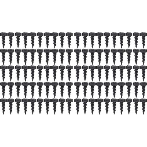 Conteneur de croissance racinaire pour plantes, 100 pièces, vis de fixation, pots de pépinière en plastique, vis de jardinage pour plantation extérieure. (1/5)