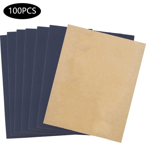100 feuilles P800 papier abrasif imperméable à l'eau et sec, disques de ponçage auto-adhésifs (1/5)