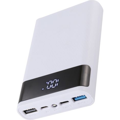 Caricabatterie portatile Toivize da 12000 mAh – Porte USB-A e USB-C – Indicatore di stato della batteria – Compatto e leggero – Telefono – Cuffie – Console e GPS (1/5)