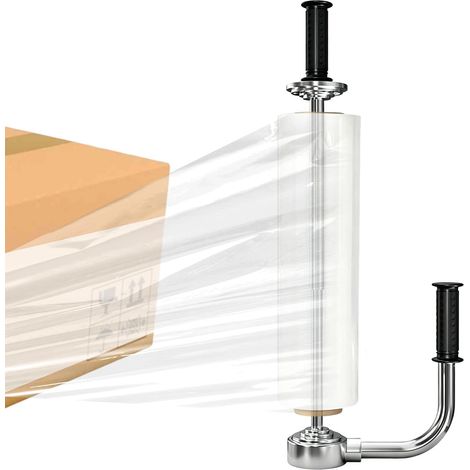 Dérouleur de film extensible, dévidoir pour emballage de colis (1/5)