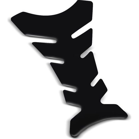 Protége réservoir moto / protection réservoir sticker fishbone universel noir