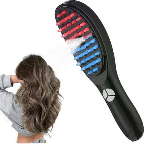 Elektrischer Kopfhautmassagekamm, Kopfhautmassagebürste mit Haarölapplikator, Kopfmassagegerät (1/5)
