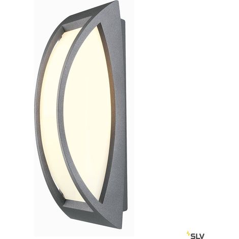 Applique extérieure MERIDIAN gris E27 25W max IP54 - SLV - 230445
