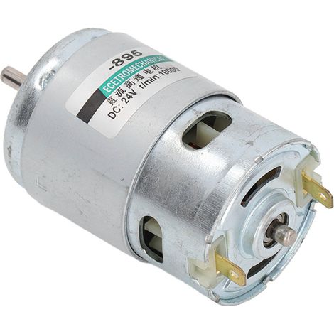 Moteur électrique miniature haute vitesse 10 000 tr/min, rotation horaire/antihoraire, dissipation thermique rapide, pour perceuse/extracteur de jus, 24 V CC (1/5)