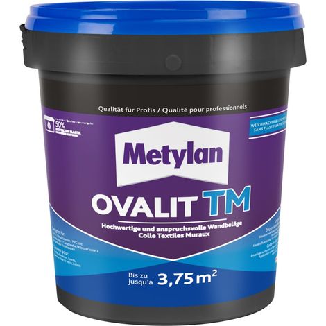 Metylan Ovalit TM Tapetenkleber und Kleisterzusatz 750 g Dose, transparent Kleister (1/2)