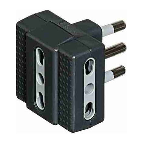Adaptador TRIS BTIS3604GE: 3 tomas de corriente de 10/16 A y enchufe de 16 A, antracita
