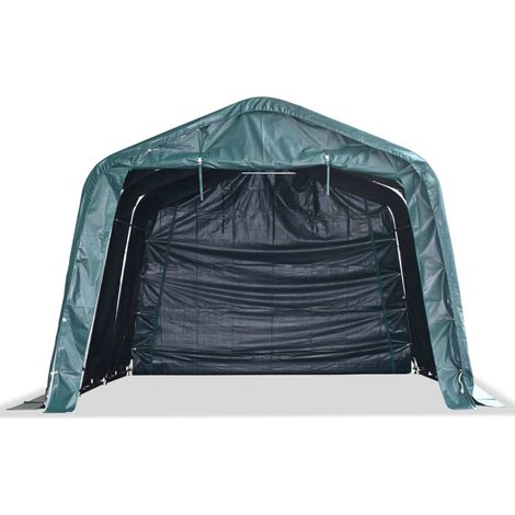 Tente amovible pour bétail Tonnelle Barnum de Jardin, Tente de jardin, PVC 550 g/m² 3,3 x 4,8 m Vert foncé OIB5999E (1/5)