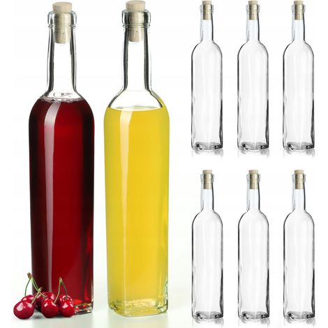 KADAX 8x 500 ml botella para tintes con corcho Fi19 (1/5)