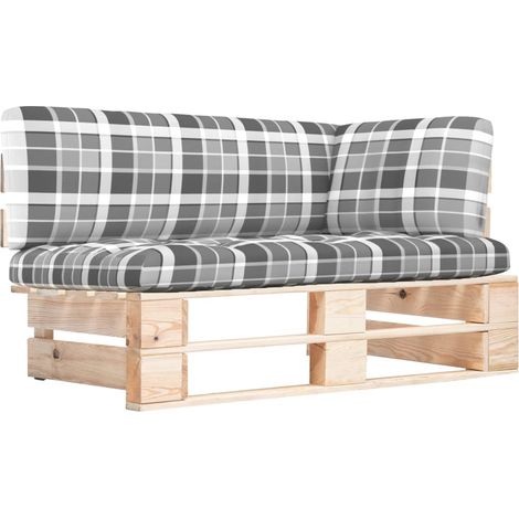 Canapé d'angle de jardin palette  Sofa Banquette de jardin Bois de pin imprégné 30273 (1/5)