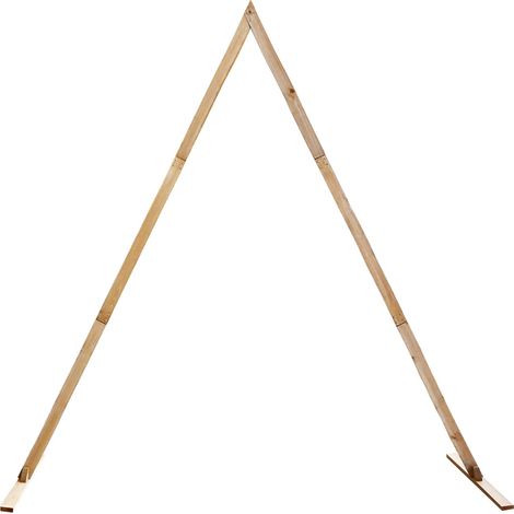 Wedding Arch Light Brown 202 x 95 x 254 cm Solid Pine Wood vidaXL