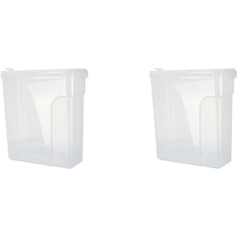 2 x 4-Liter-Behälter, feuchtigkeitsbeständig, für 3D-Drucker-PLA-Verbrauchsmaterial, Trockenofen-Aufbewahrungsbox mit Dichtungsring