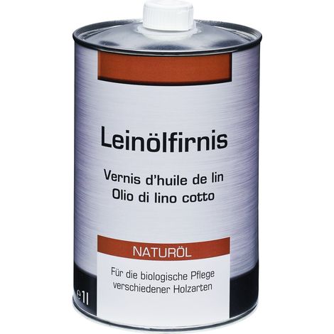 Leinölfirnis 1 L farblos Firnis