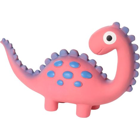 jeux Dinosaure rose en latex hauteur 14.5 cm pour chien - Flamingo (1/3)