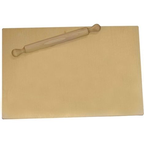 ASSE DA PASTA IN LEGNO CON MATTARELLO cm. 50x30x1,2 IDROWEB (1/2)